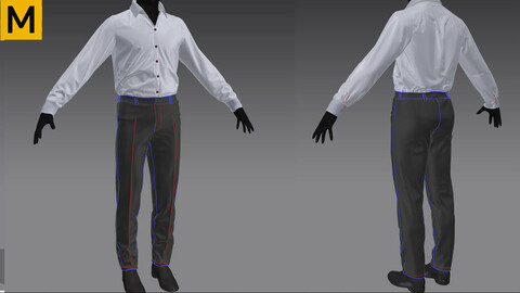 Men's suit business suit skirt pants working officeman Marvelous Desigher