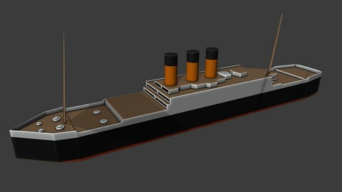 Titanic Low Poly