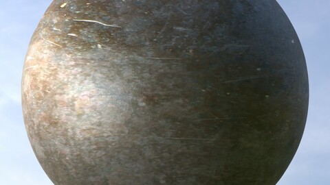 Metal Door 2 PBR Material