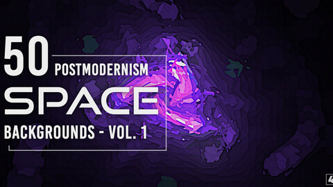 50 Postmodernism Space Backgrounds - Vol. 1