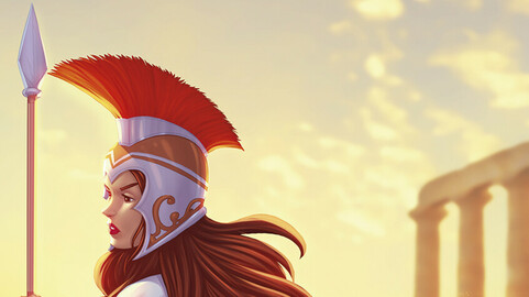 A retelling of the goddess Athena