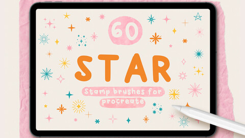 STAR STAMP BRUSHES FOR PROCREATE