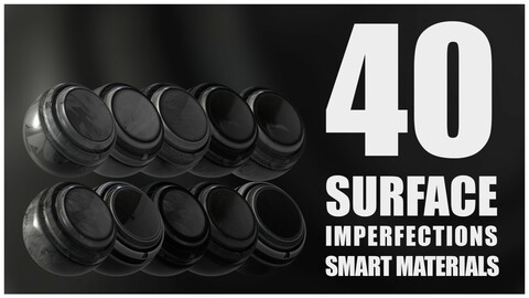 40 Surface Imperfections Smart Material Bundle Pack