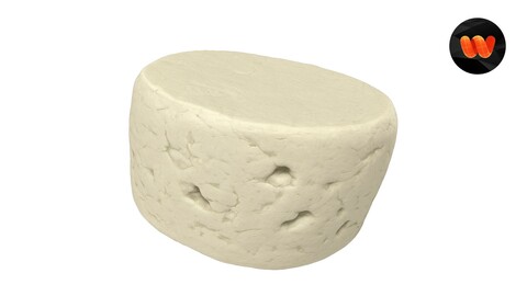 Fresh Cheese - Extreme Definition 3D Scanned Model