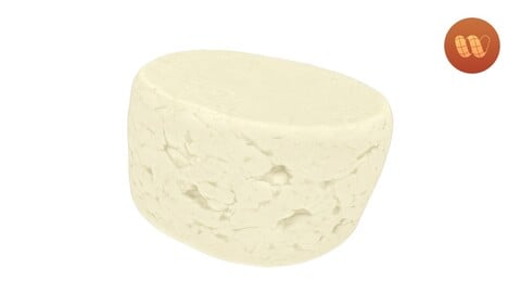 Fresh Cheese - Real-Time 3D Scanned Model