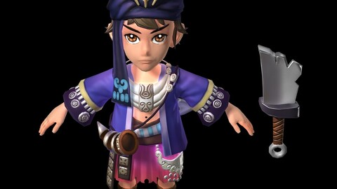 Game characters - Broken knife