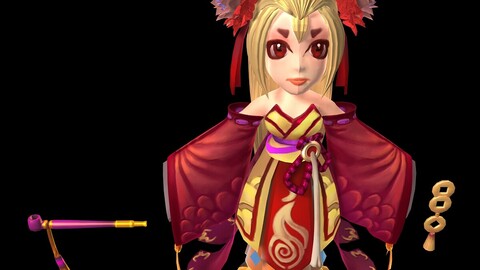 The characters of the game - the hotel owner