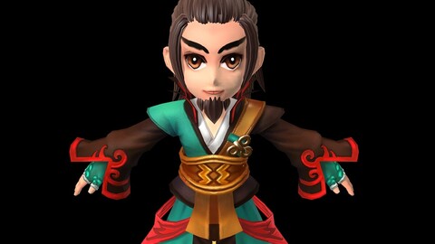 The characters of the game - martial arts