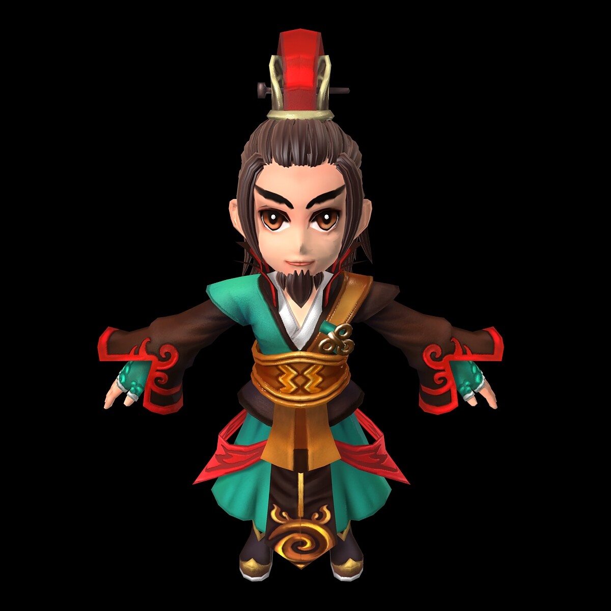 ArtStation The characters of the game martial arts Game Assets