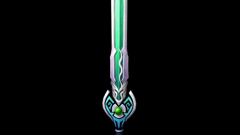 Game characters weapons - bronze sword
