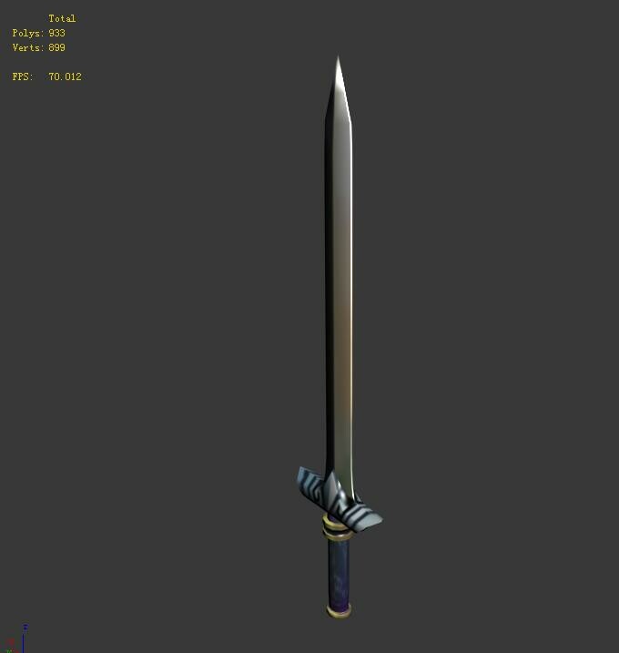 ArtStation - Game character weapons - iron sword | Game Assets