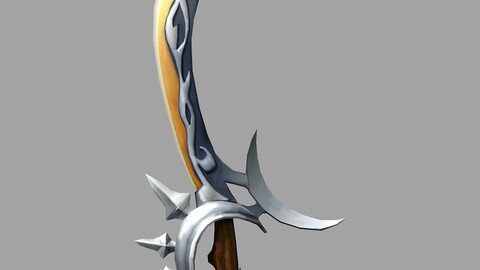 Game character weapon - full moon machete