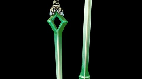 Game character weapon - child sword