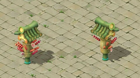 Cartoon world - wave plate sugar family