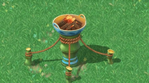 Cartoon world - brazier