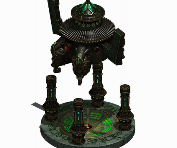 ArtStation - Furnace tripod 03 | Game Assets