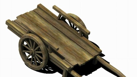 Wooden trolley 032
