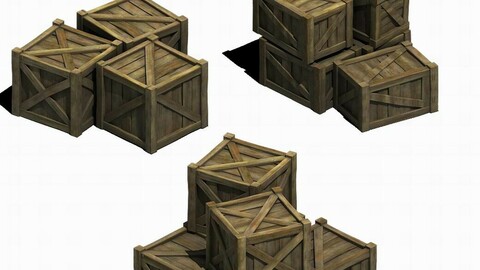 Wooden Box Combination 032