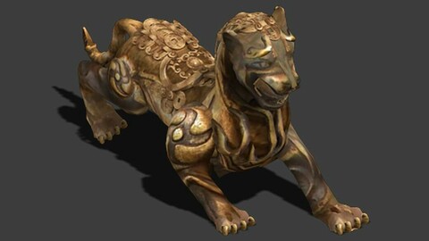 Stone carving - white tiger