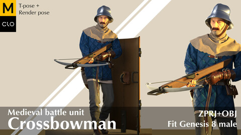 Medieval crossbowman