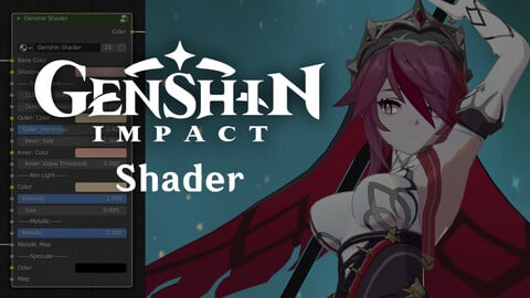 Genshin Impact Character Shader for EEVEE