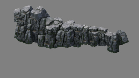 Kazlog shallow bay - coast stones 01