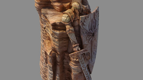 Blood Festival Canyon - Entrance Statue 02