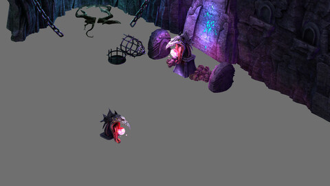 Chamber of Secrets - Wall Stone Totem 01