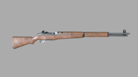 M1 Garand Low-Poly