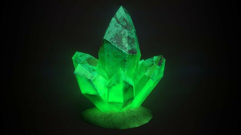 Stylized Emerald Crystal