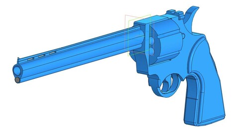 Revolver/Gun 3D Model