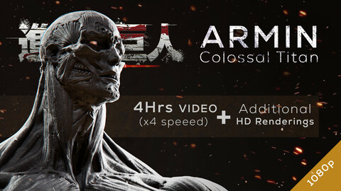 Armin Colossal Titan - Redesign Speedsculpt in ZBrush