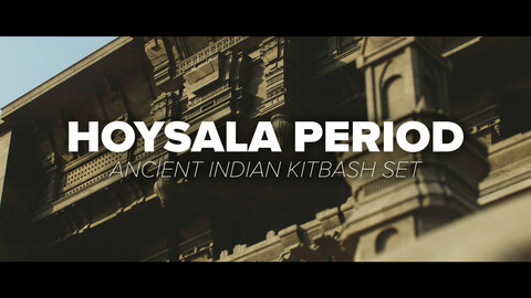 Hoysala Period - Ancient Indian Architecture Kitbash Set