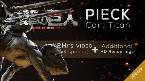 Pieck Cart Titan - Redesign Speedsculpt in ZBrush