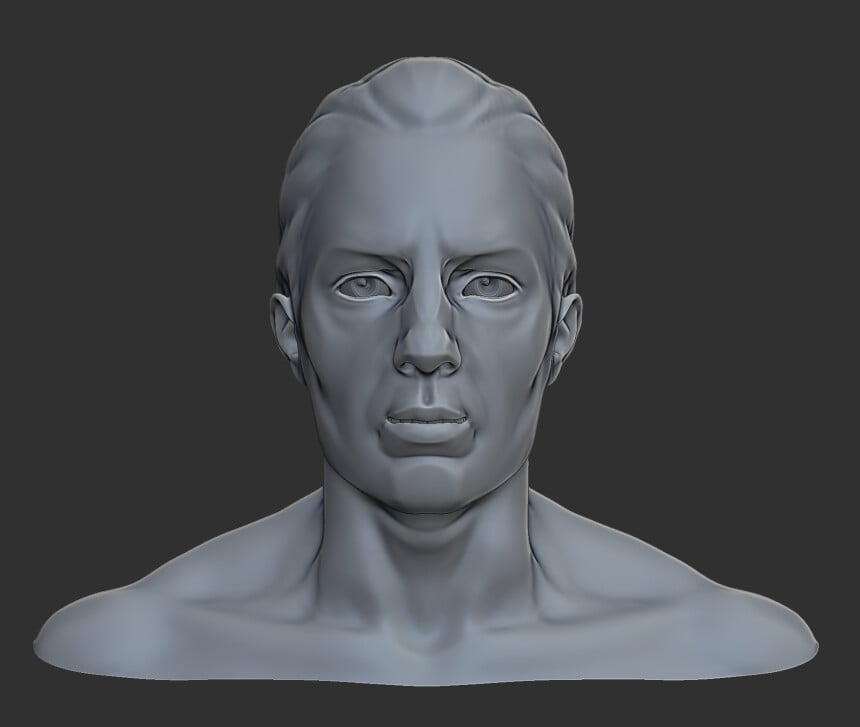 meh dirty blue zbrush matrile