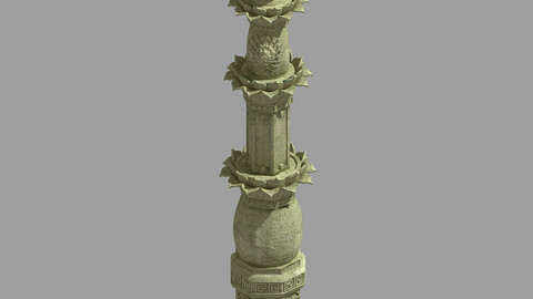 Decorative Stone Sculpture - Stone Tower 32