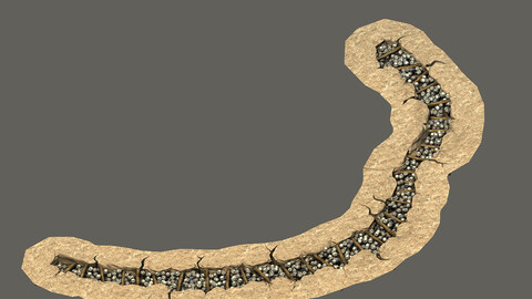 Semi - circular skeleton aisle 01