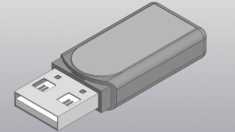 USB 3D Model
