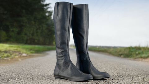 Realistic 3D model of Womens High Heel Shoes 4