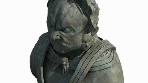 Large Stone Carving - Buddha 01