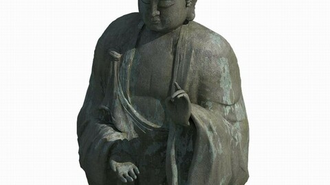 Large Stone Carving - Buddha 04