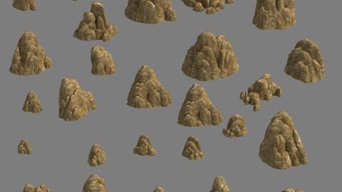 Fountain Hill Rock - Terrain 01