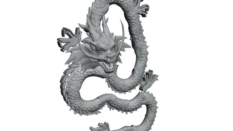 Ancient Capital Architecture - Stone Carving - Dragon