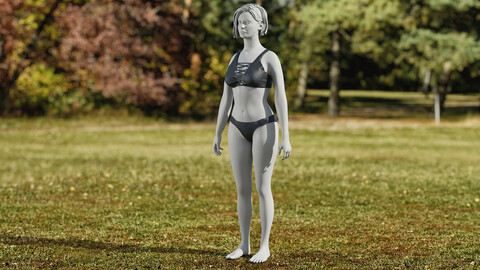 Realistic 3D model of Lingerie 1