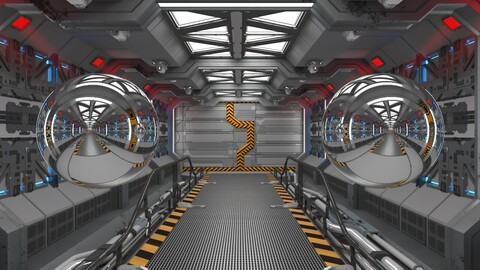 Spaceship Interior 20K HDRI