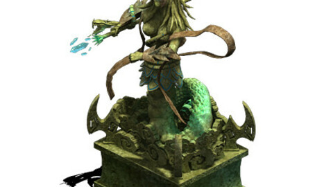 Seabed - dragon statue