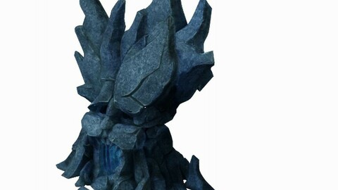 Seabed Stone - Stone Skull 02