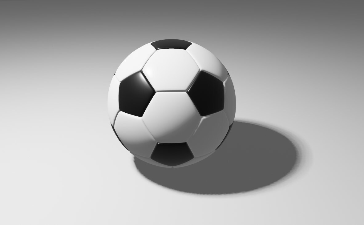 soccer ball 3d model