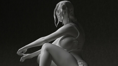 Woman figure 3d printable