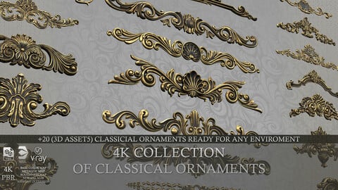 Collection Of Classical Ornaments